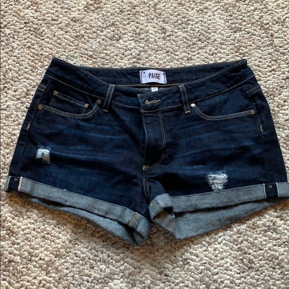 Paige denim shorts.
